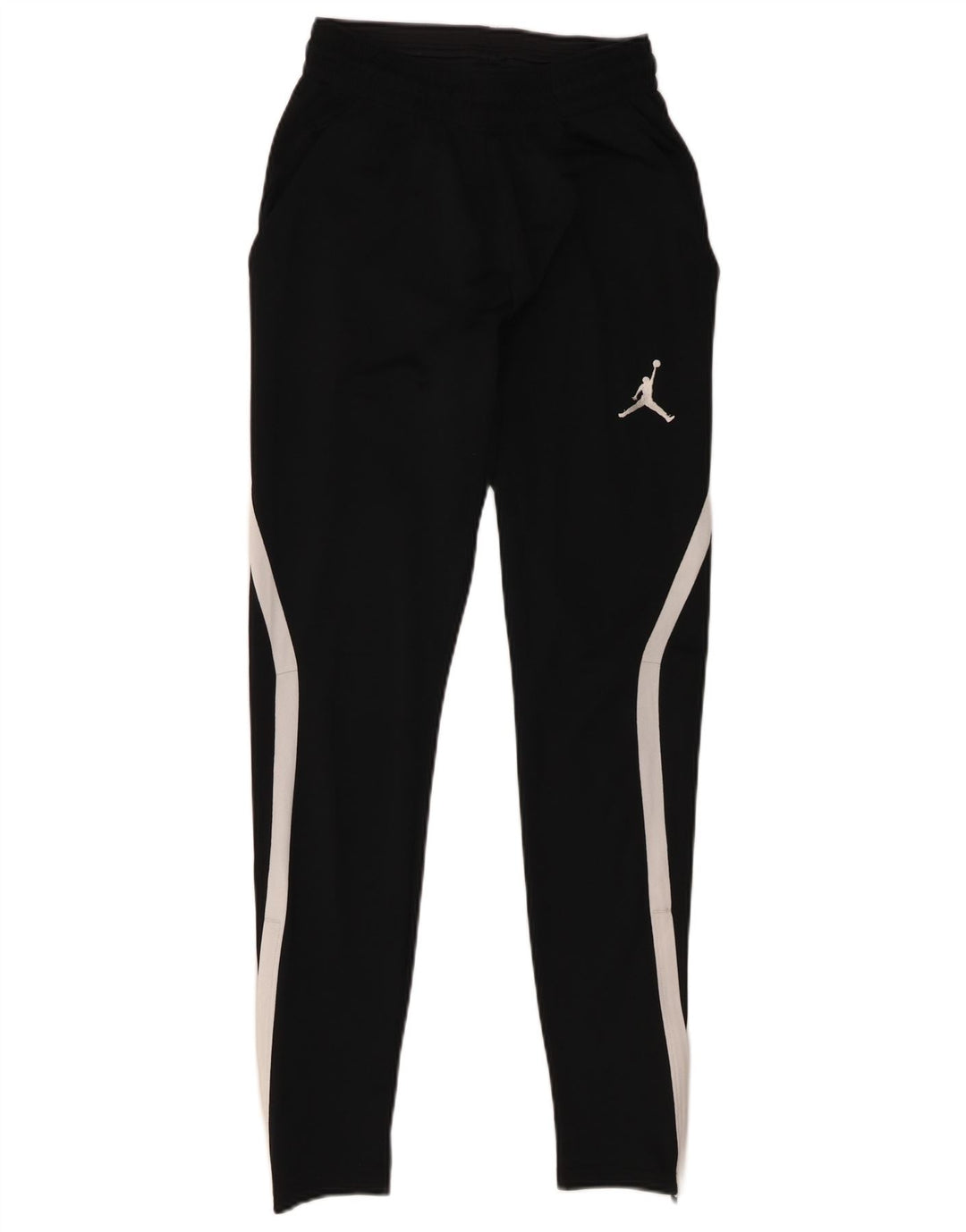 Мужские спортивные брюки Jordan Dri Fit XS черные из полиэстера с цветными блоками
