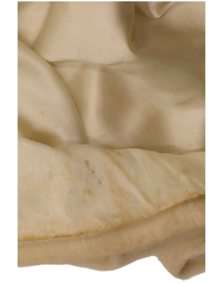 Max Mara Женское двубортное пальто UK 10 Small Off White Classic