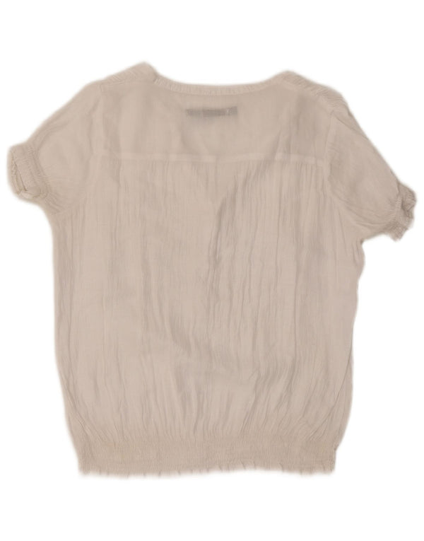 Женская блузка Zara Top UK 16, большая белая