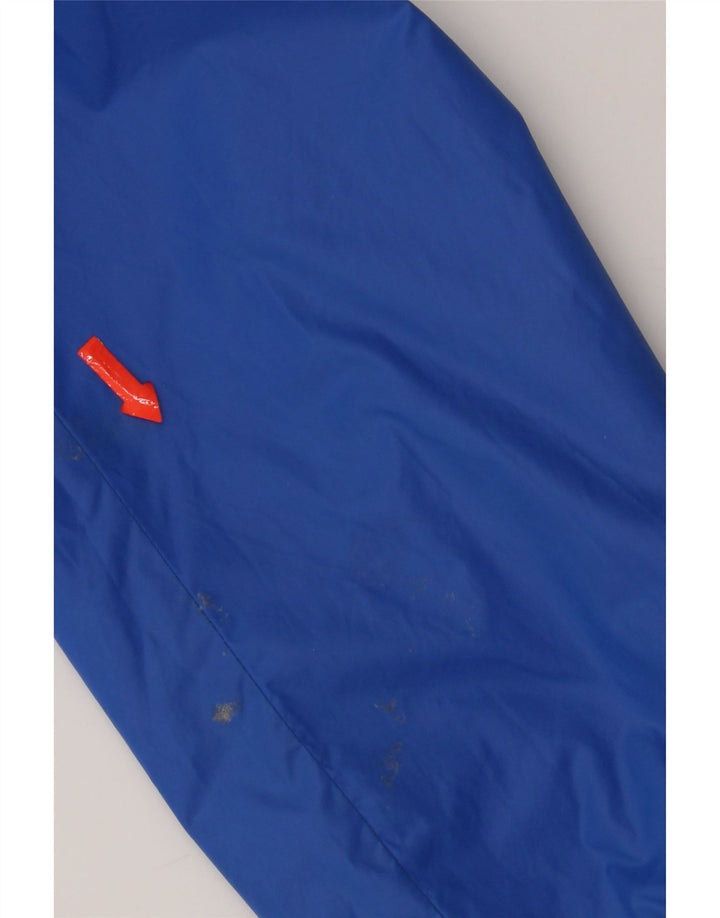 Женская дождевик с капюшоном Carhartt UK 14, средний синий, нейлон с цветными блоками