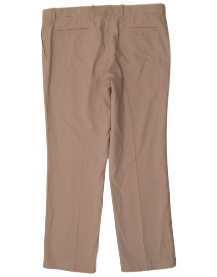 Мужские прямые брюки-чиносы Dockers W40 L32 бежевого цвета из полиэстера