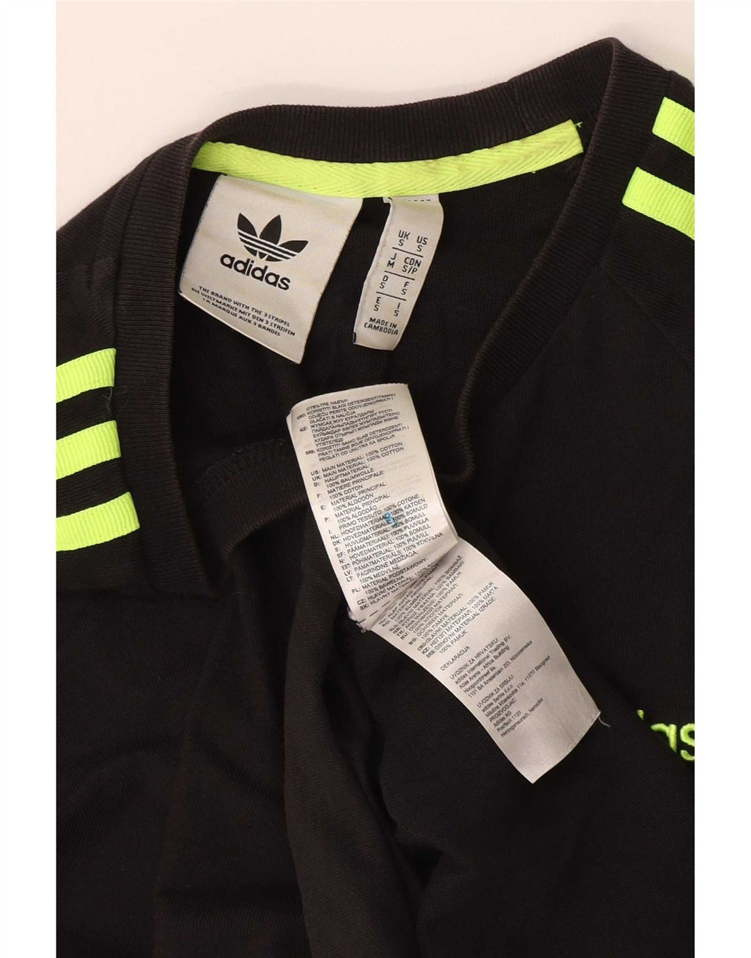 Adidas Мужская футболка Top Small Black Cotton
