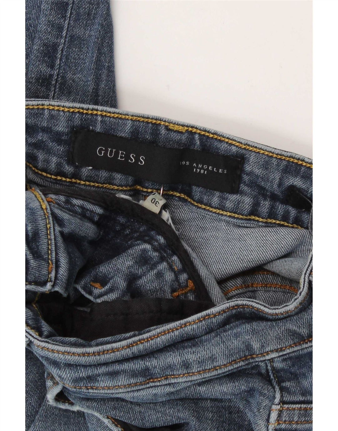 Мужские джинсы скинни Guess W30 L30 синие