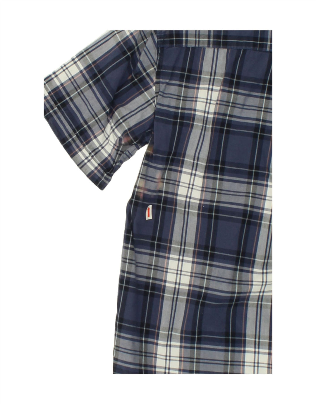 GAP Boys Short Sleeve Shirt 10-11 Years Navy Blue Check Cotton Vintage Gap and Second-Hand Gap from Messina Hembry 