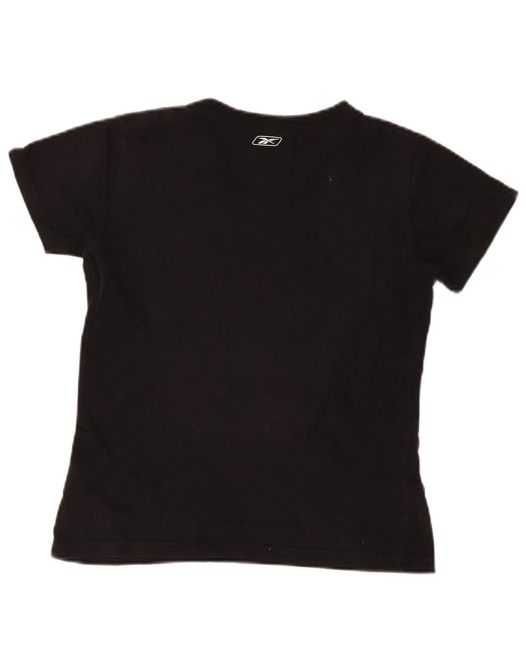 Женская футболка Reebok Top UK 12 Medium Black Cotton