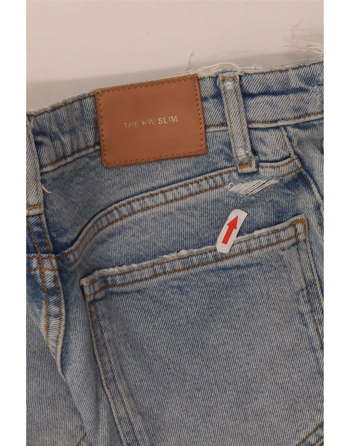 Женские узкие джинсы Zara EU 34 2XS W24 L26 синие