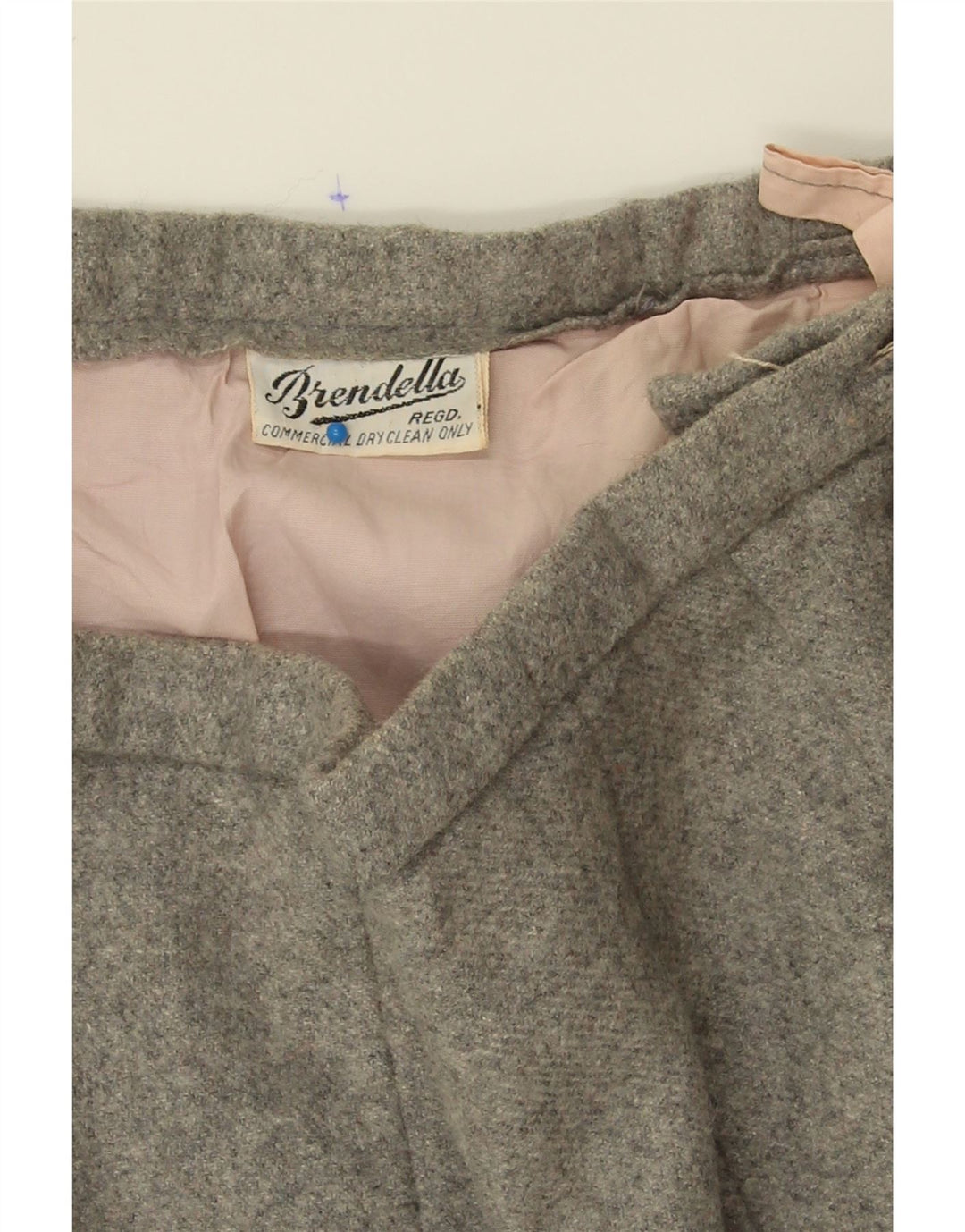 BRENDELLA Womens A-Line Skirt W28 Medium  Grey Vintage Brendella and Second-Hand Brendella from Messina Hembry 