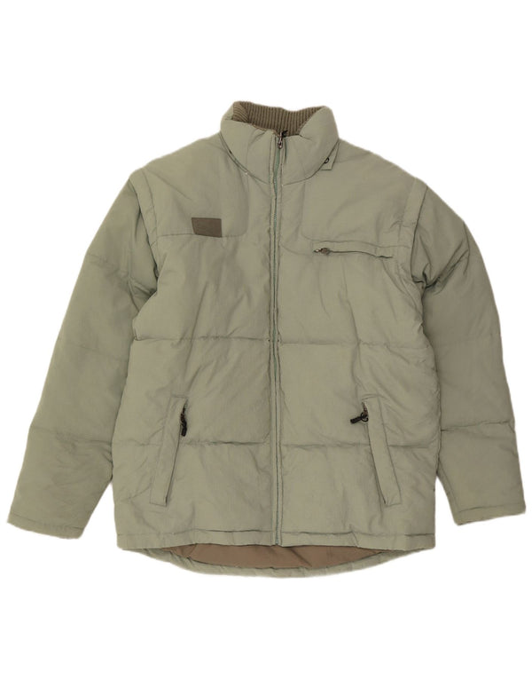 Мужская стеганая куртка Fila UK 36, малый, хаки, полиамид