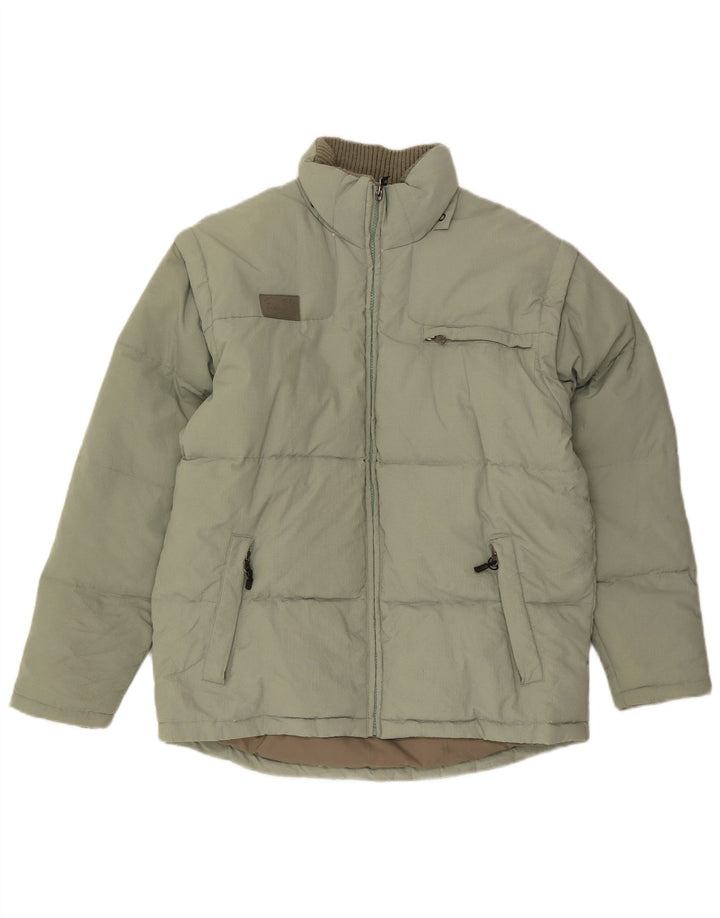 Мужская стеганая куртка Fila UK 36, малый, хаки, полиамид