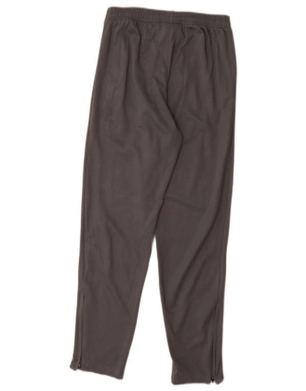 Nike Boys Dri Fit Tracksuit Trousers 12-13 Years Large Grey Polyester
