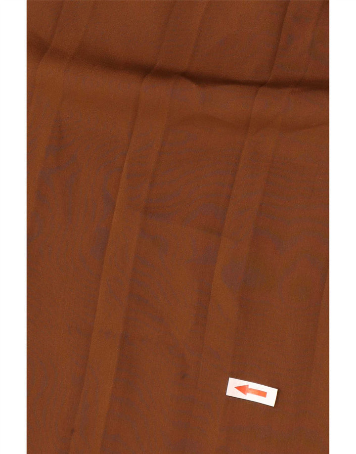 Женские брюки-капри Massimo Dutti, большие W32 L22, коричневый полиэстер