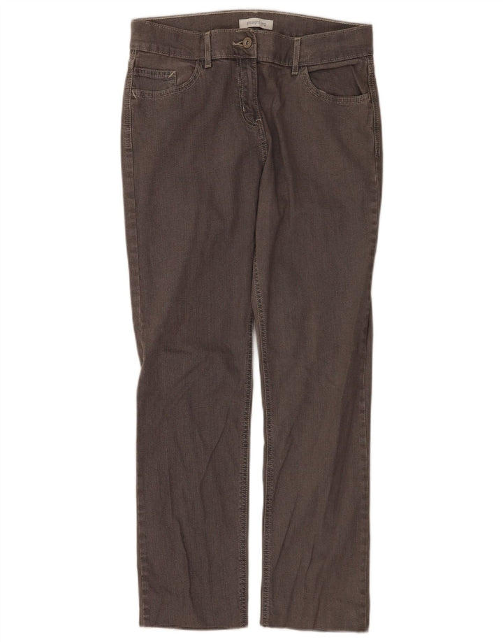 Женские прямые джинсы Marks & Spencer UK 12 Medium W30 L28 Серые хлопковые