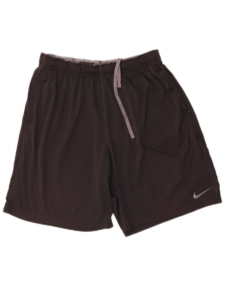 Мужские спортивные шорты Nike Dri Fit, большие черные