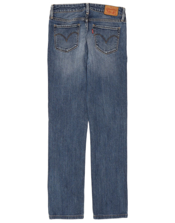 LEVI'S Womens 712 Slim Jeans W25 L28 Blue Cotton