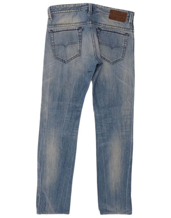 Мужские джинсы скинни Diesel Thavar W31 L32, синий хлопок