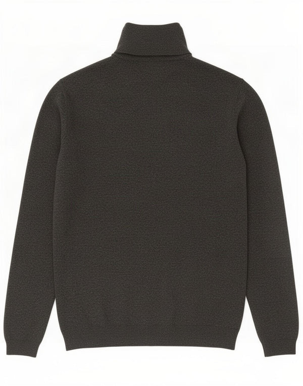 Zara Womens Roll Neck Jumper Sweater UK 12 Medium Grey