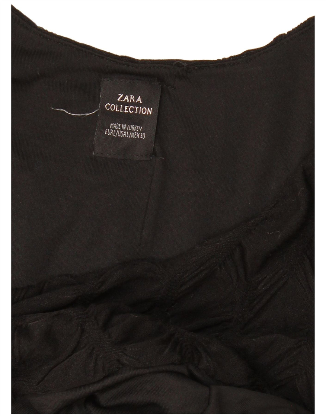 Женское платье-футляр ZARA с длинным рукавом UK 14, большое черное