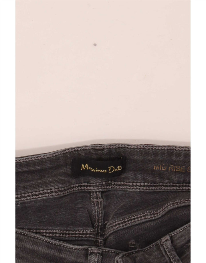 Женские джинсы скинни со средней посадкой Massimo Dutti W24 L30 Серые