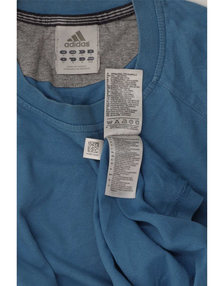 Мужская футболка Adidas Top Medium Blue Cotton