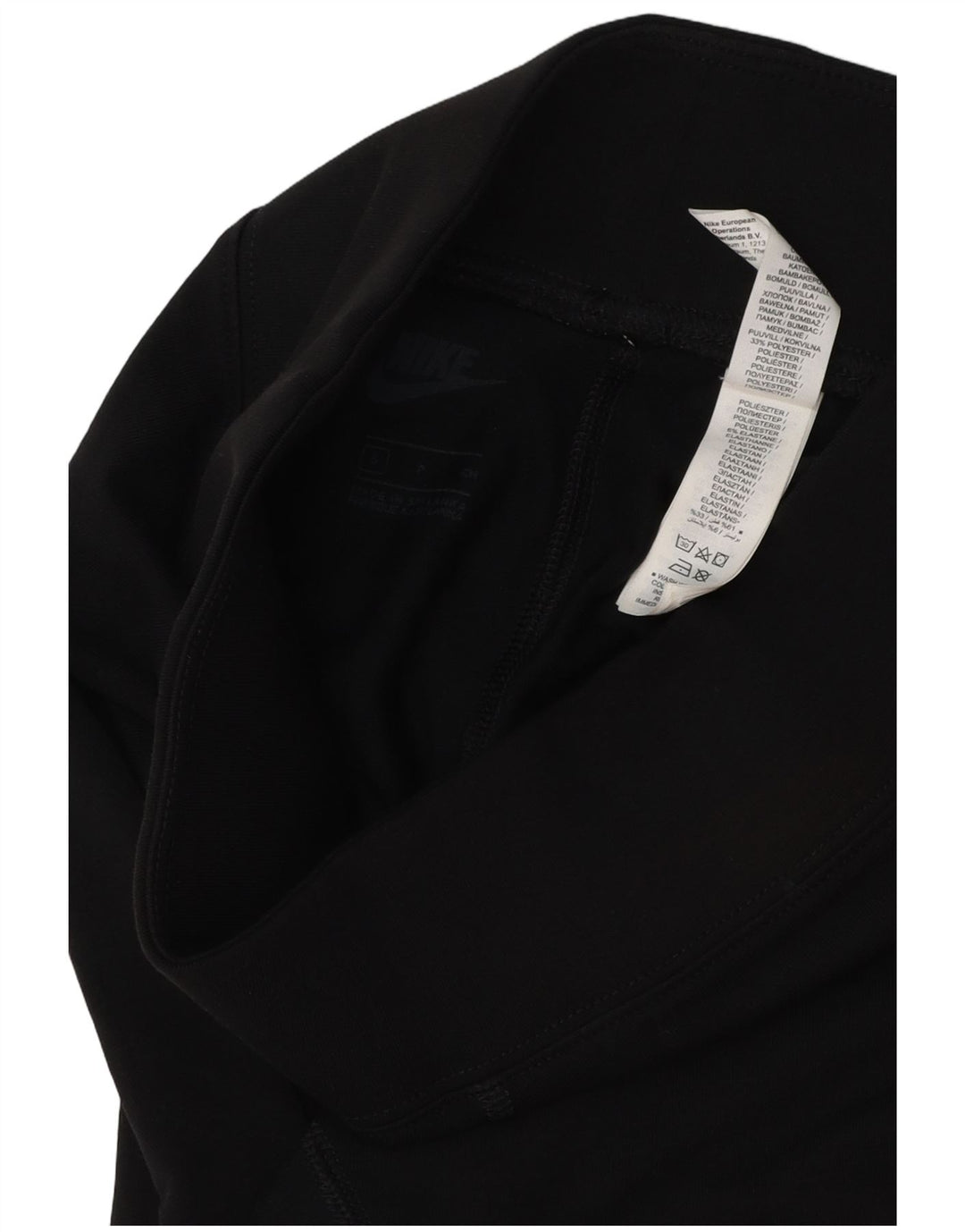 Женские леггинсы с рисунком NIKE UK 10, маленькие черные полиэстер