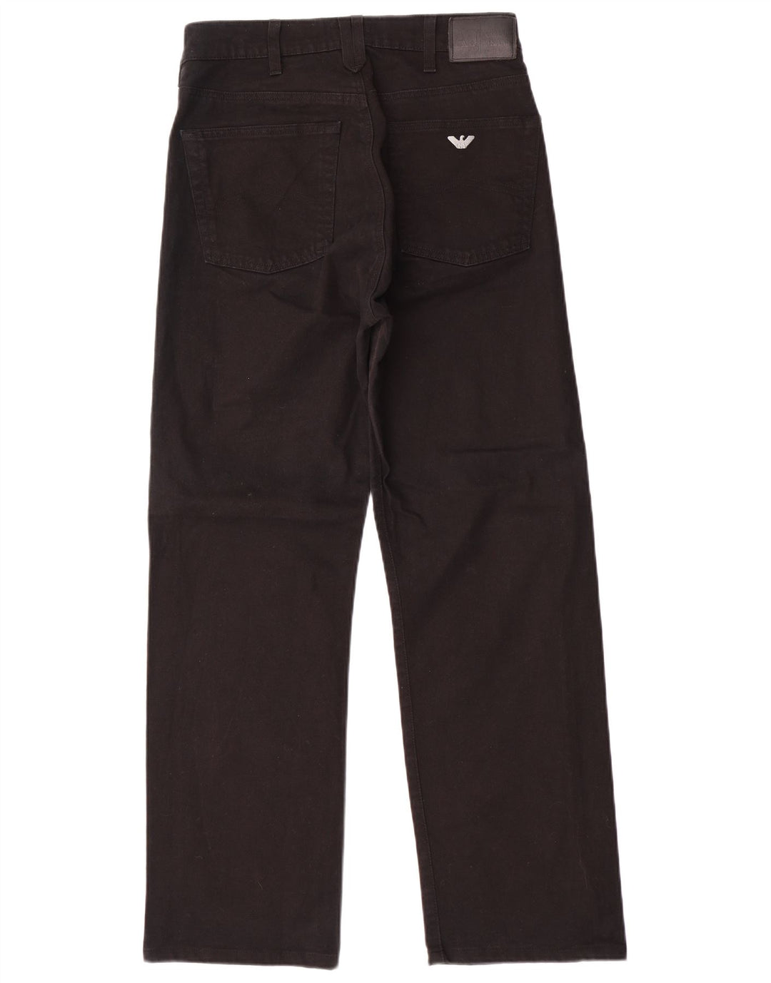 Мужские прямые джинсы ARMANI W30 L30, черный хлопок