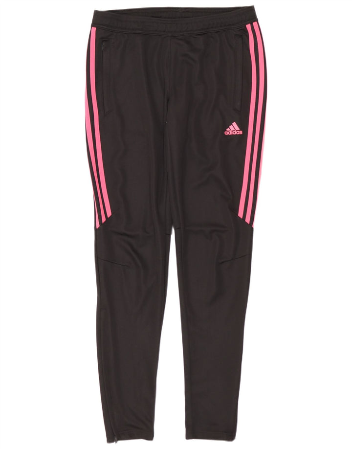 Женские спортивные брюки Adidas Climacool, Великобритания, маленький размер 8/10, черный полиэстер