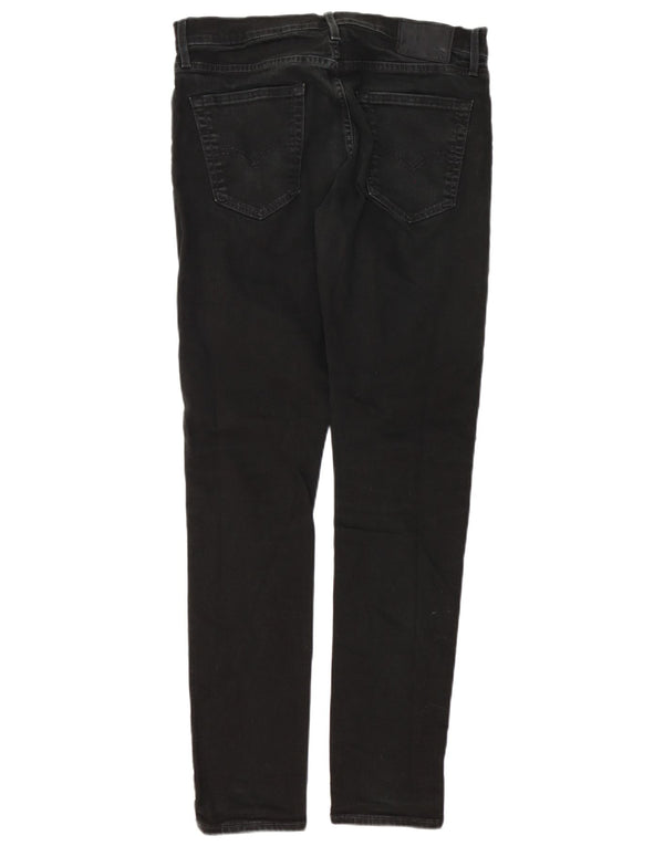 Мужские зауженные джинсы Levi's 512 W34 L34, черный хлопок