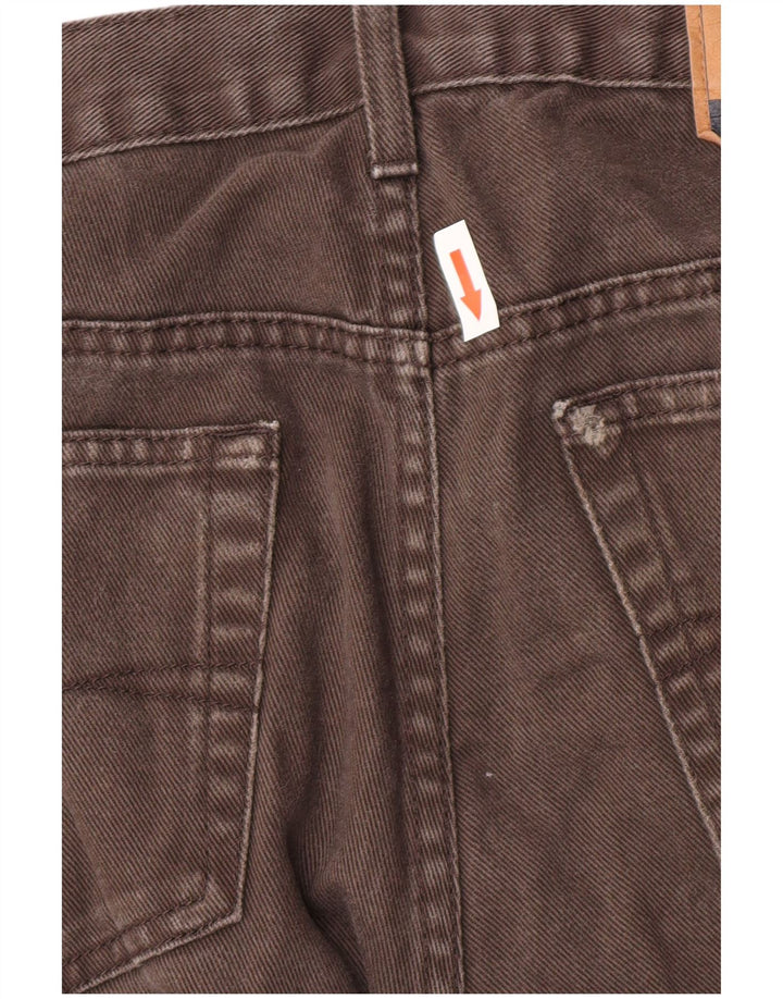 Мужские прямые джинсы Marks & Spencer Blue Harbor W36 L31 коричневые, хлопок