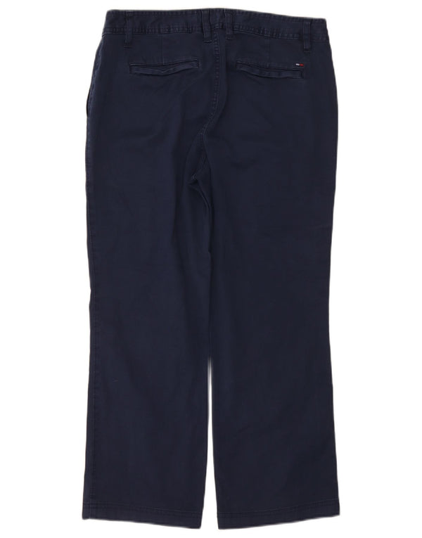 Женские прямые брюки чинос Tommy Hilfiger US 6 Medium W30 L25 Темно-синие