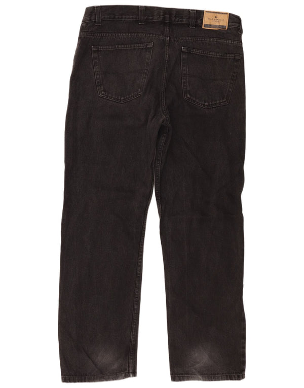 Мужские прямые джинсы Marks & Spencer Blue Harbour W38 L31, черный хлопок