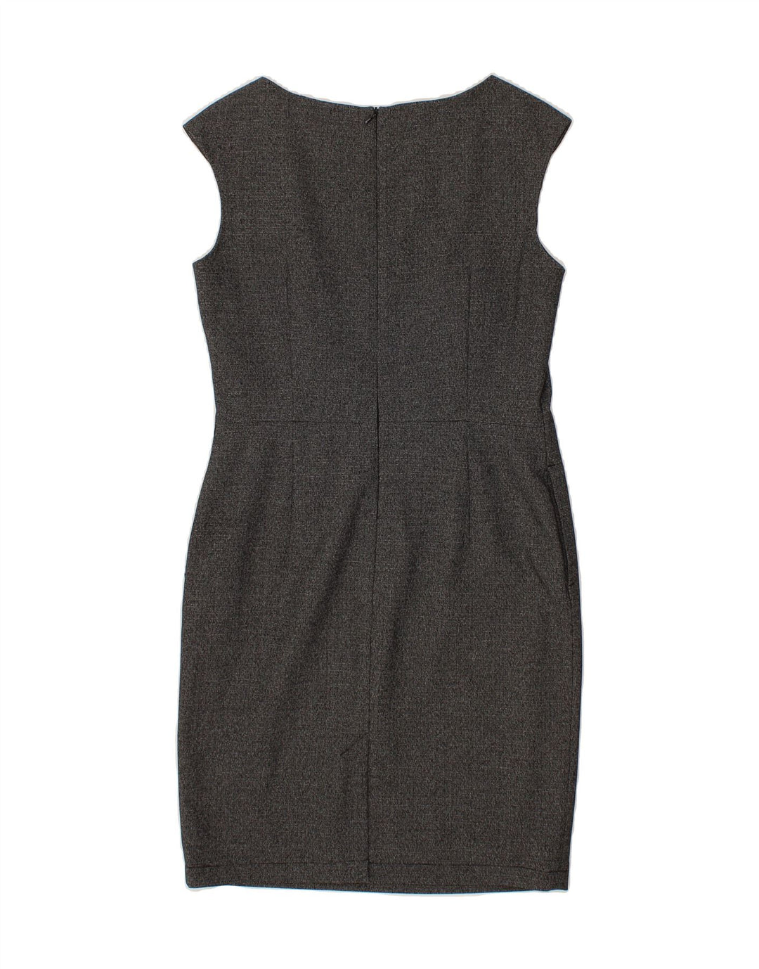 NEXT Womens Sleeveless Sheath Dress UK 12 Medium Grey Vintage Next and Second-Hand Next from Messina Hembry 