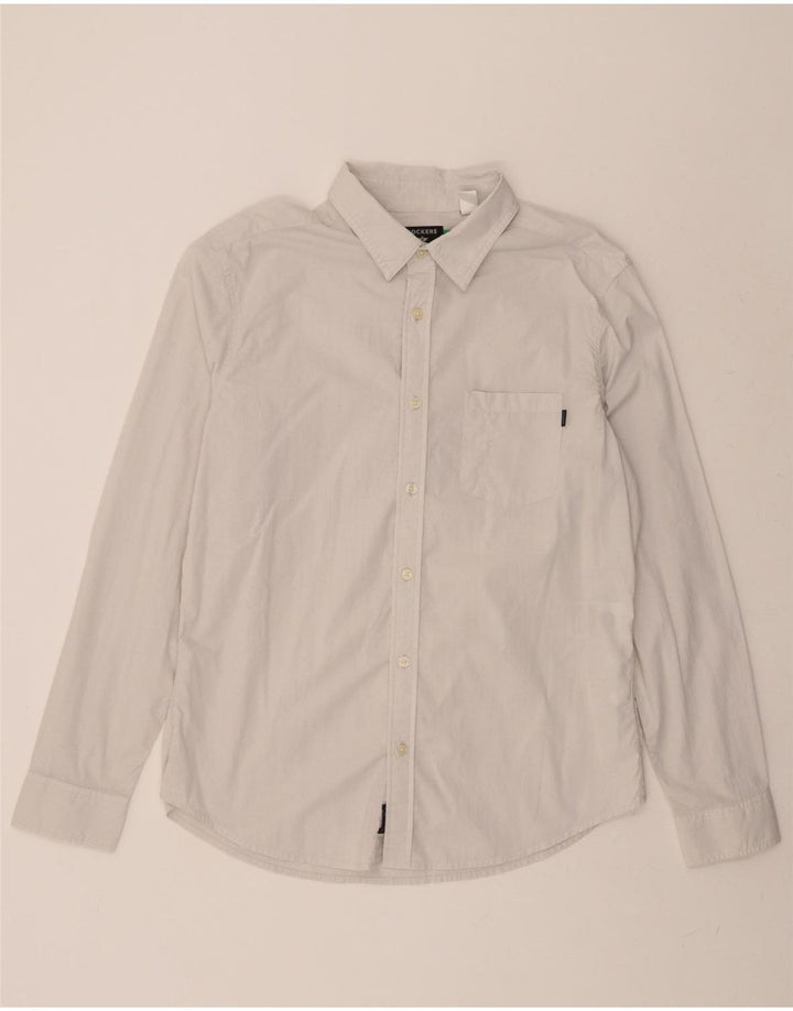 DOCKERS Mens Slim Shirt Large White Cotton Vintage Dockers and Second-Hand Dockers from Messina Hembry 