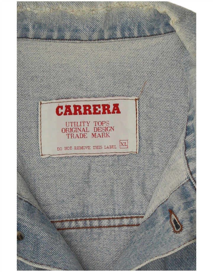 Мужская джинсовая куртка Carrera UK 42 XL синяя