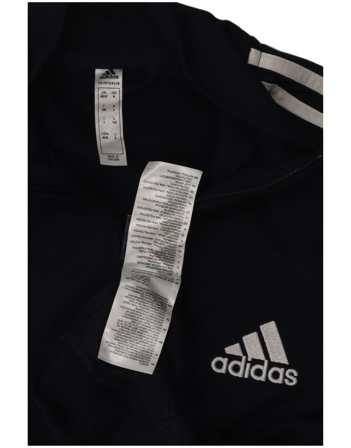 Мужская спортивная куртка Adidas UK 40/42, средний темно-синий полиэстер
