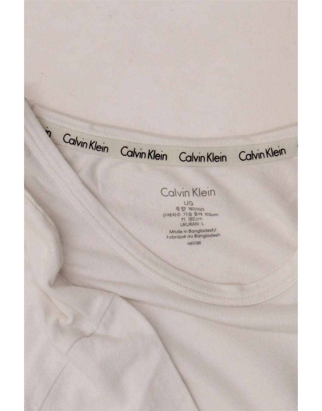 Мужская футболка Calvin Klein, большая белая