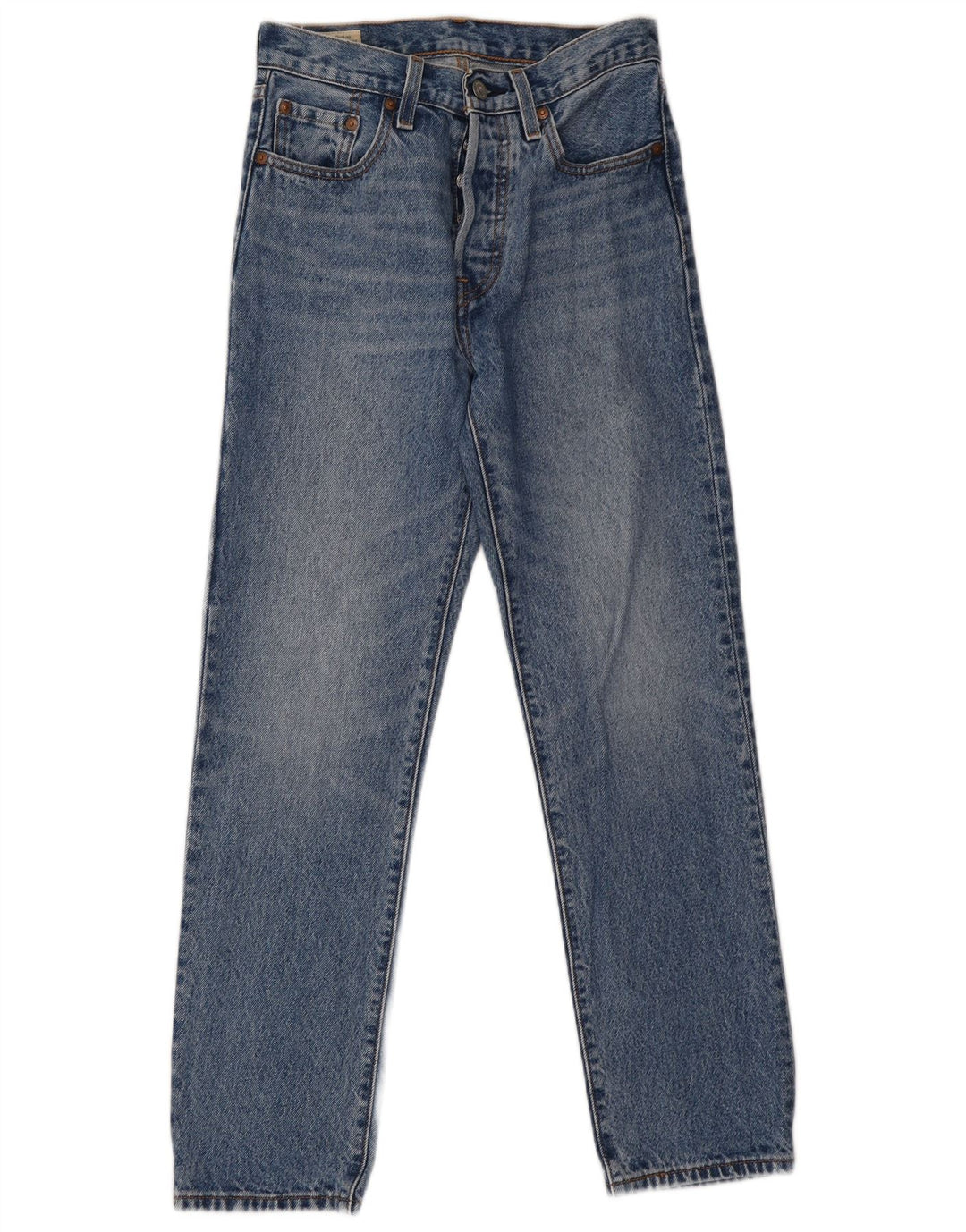 Женские прямые джинсы Levi's 501 W24 L28 синие, хлопок