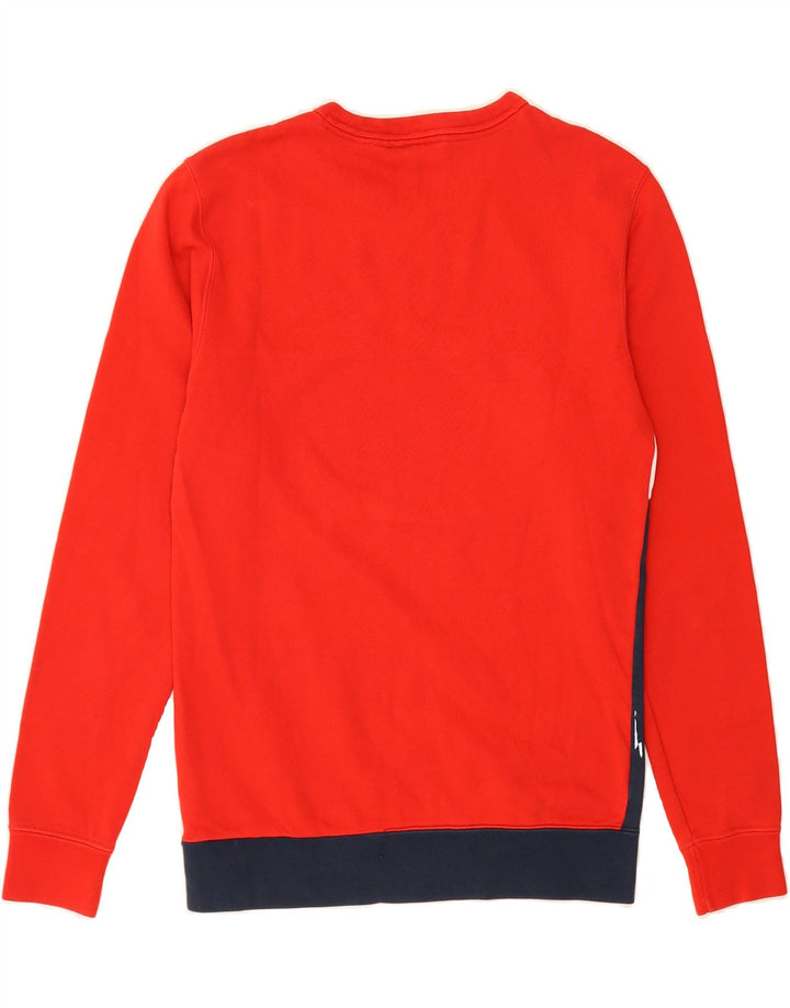 REEBOK Mens Classic Graphic Sweatshirt Jumper XS Multicoloured Colourblock Vintage Reebok and Second-Hand Reebok from Messina Hembry 