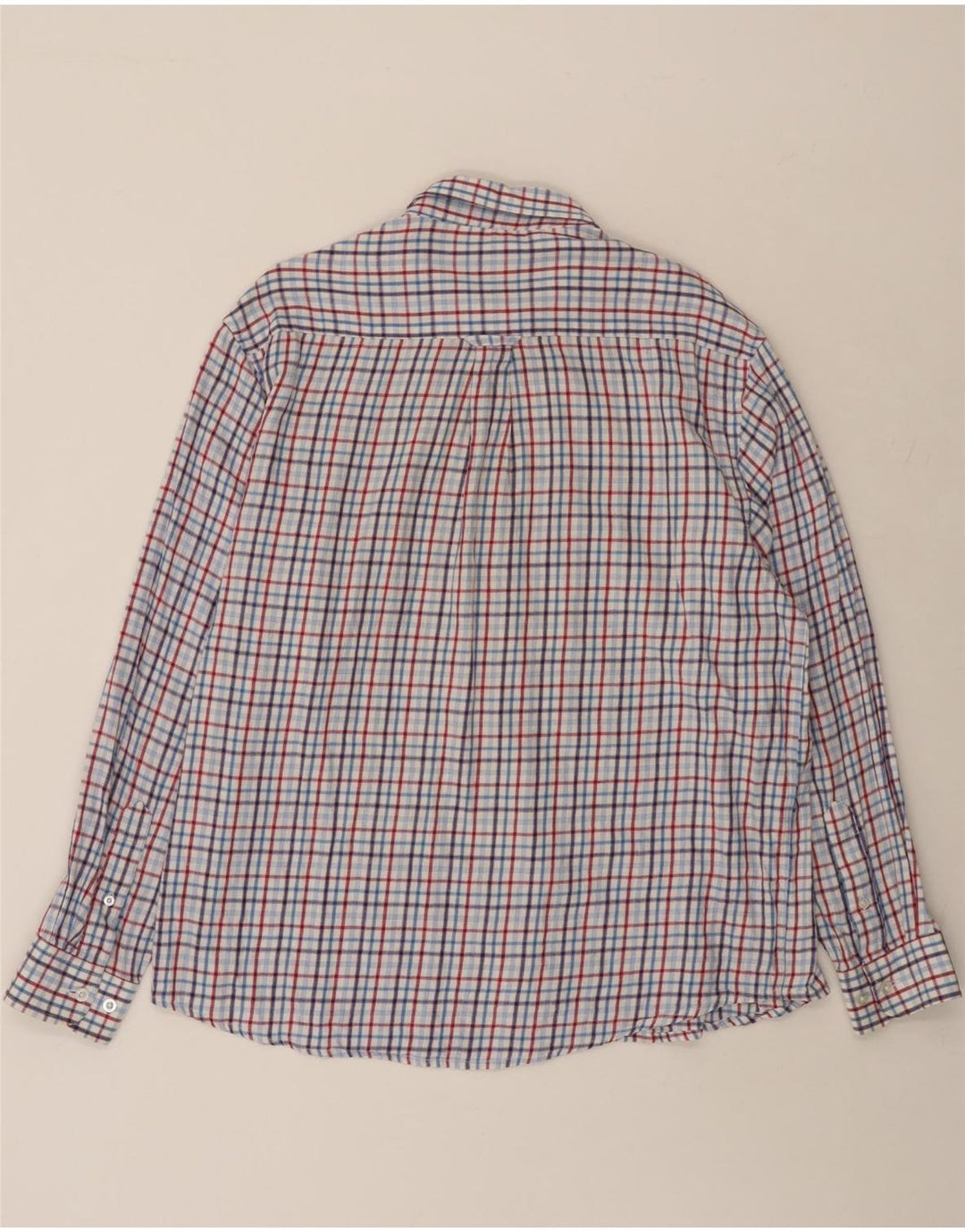 Мужская фланелевая рубашка JAMES PRINGLE, большая синяя клетка, хлопок