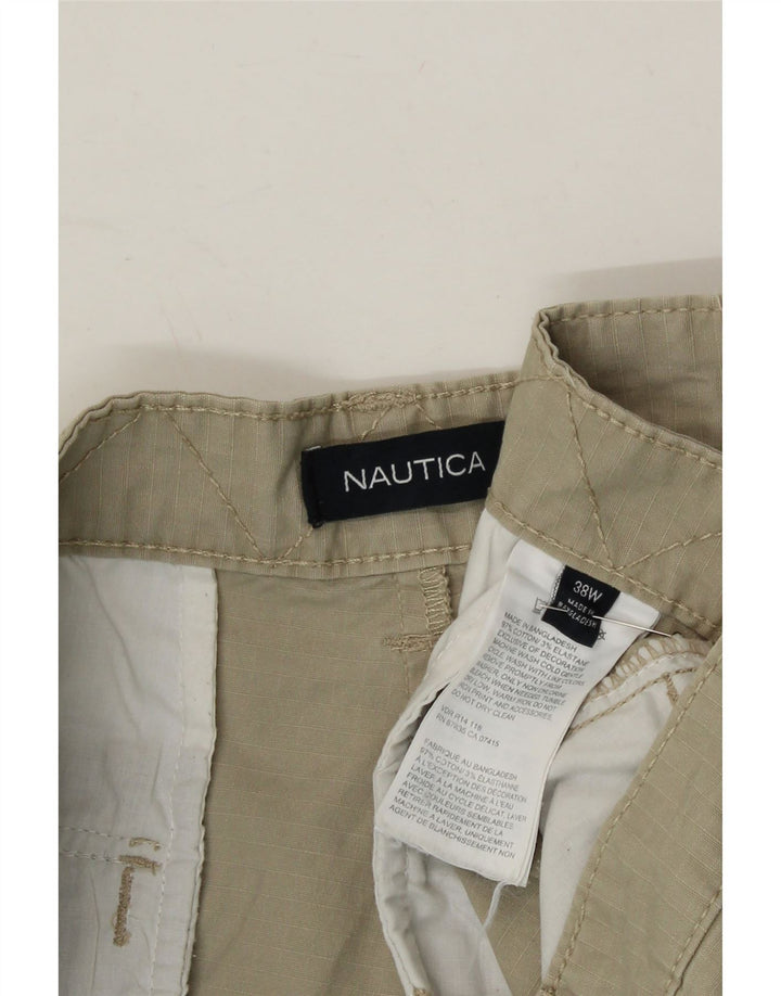 NAUTICA Mens Cargo Shorts W38 XL Green Cotton Vintage Nautica and Second-Hand Nautica from Messina Hembry 