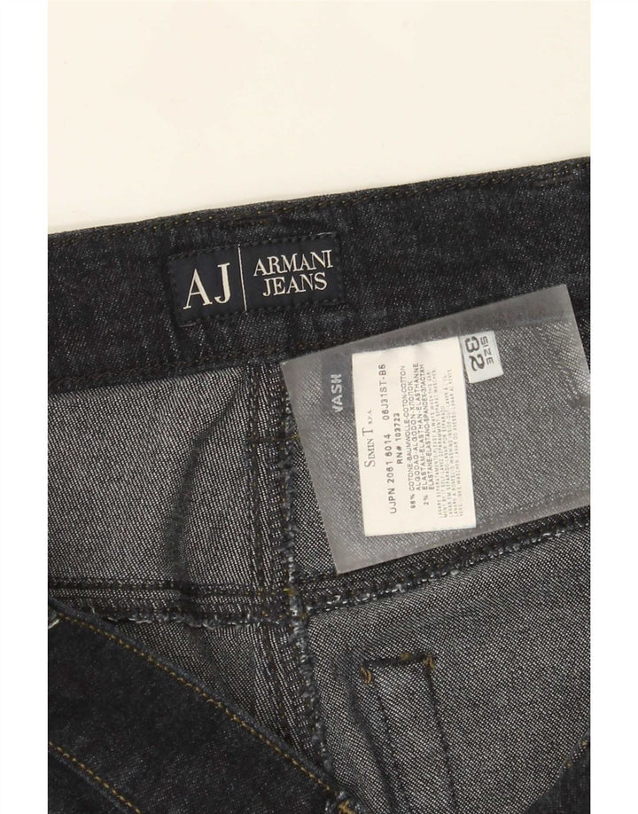 Женские прямые джинсы Armani W32 L34 Темно-синие, хлопок