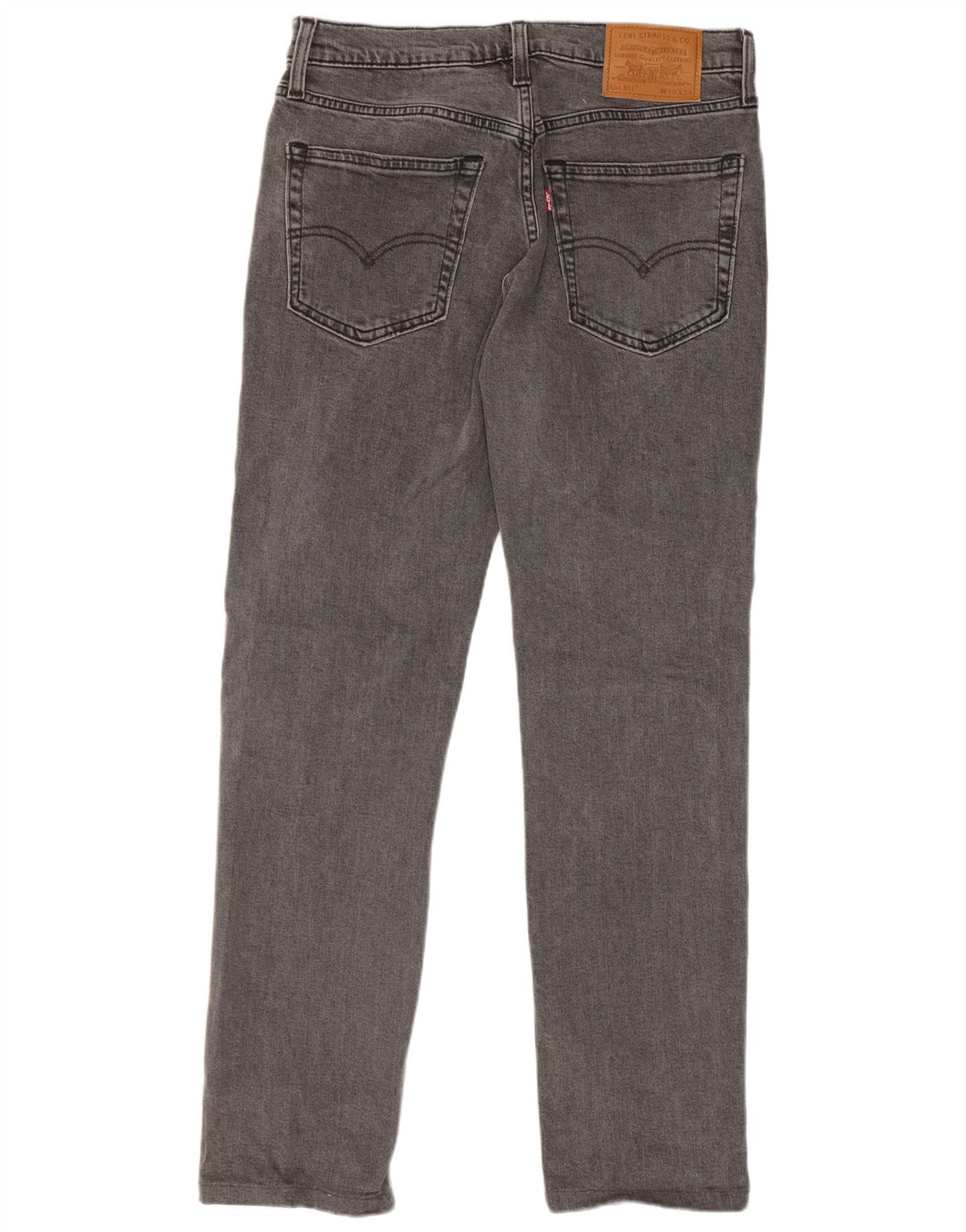 Мужские джинсы Levi's 511 Slim W30 L30 Серые хлопковые