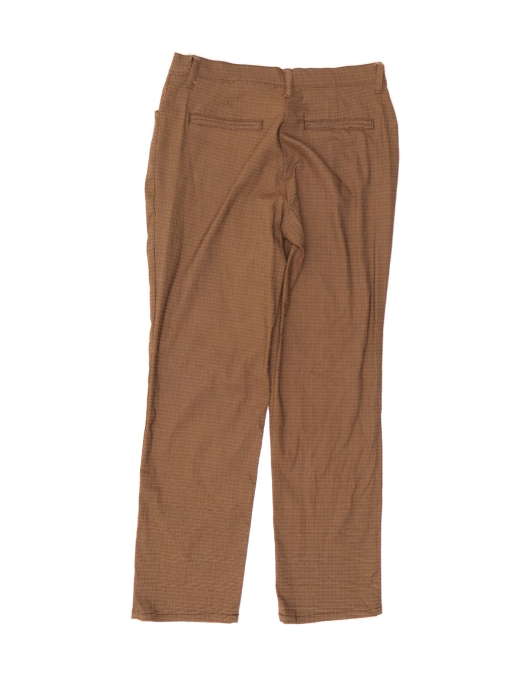 LEE Womens Straight Casual Trousers US 6 Medium W30 L29 Brown Check Vintage Lee and Second-Hand Lee from Messina Hembry 