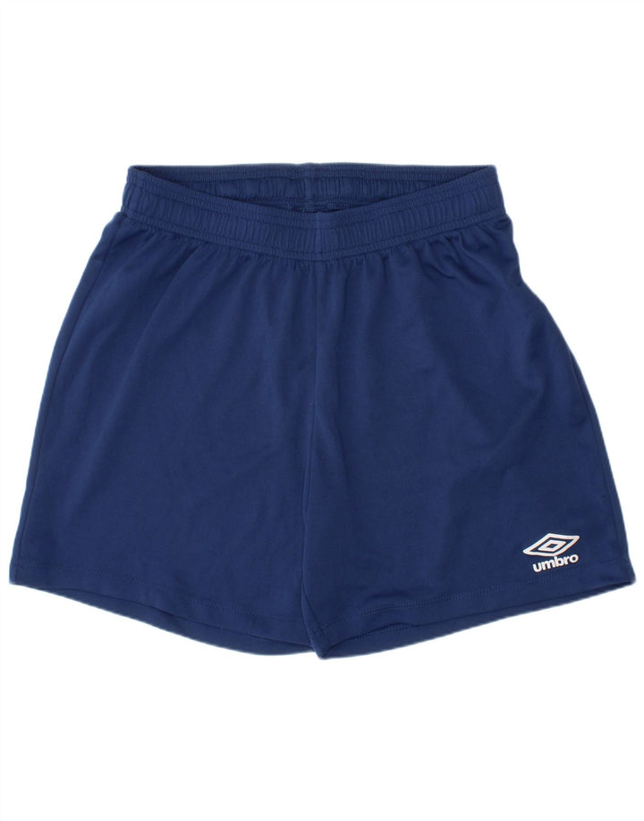 Спортивные шорты Umbro для мальчиков 11-12 лет, большие, темно-синие, полиэстер