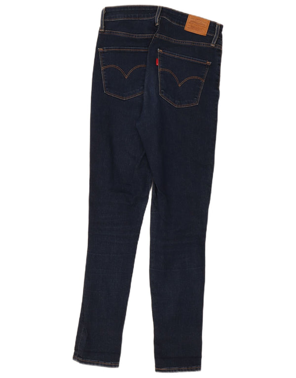 Женские джинсы скинни Levi's 721 с высокой посадкой W27 L28 Темно-синие хлопковые