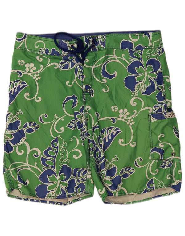 Мужские шорты для плавания J. Crew W34, большие разноцветные, тропические с цветочным принтом