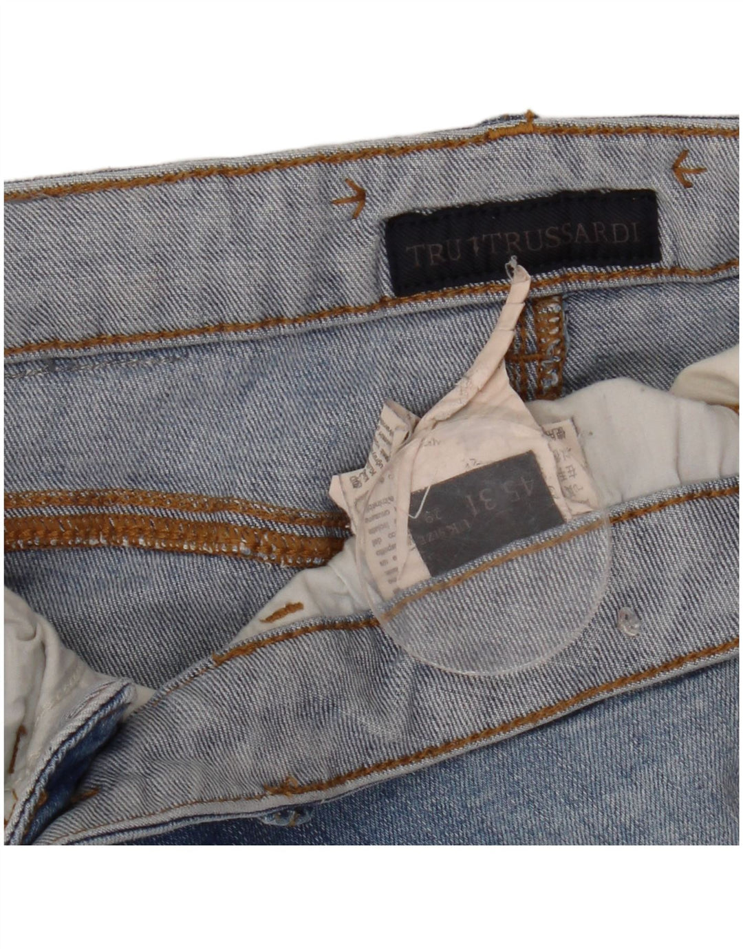 Женские джинсы скинни Trussardi W29 L32 синие