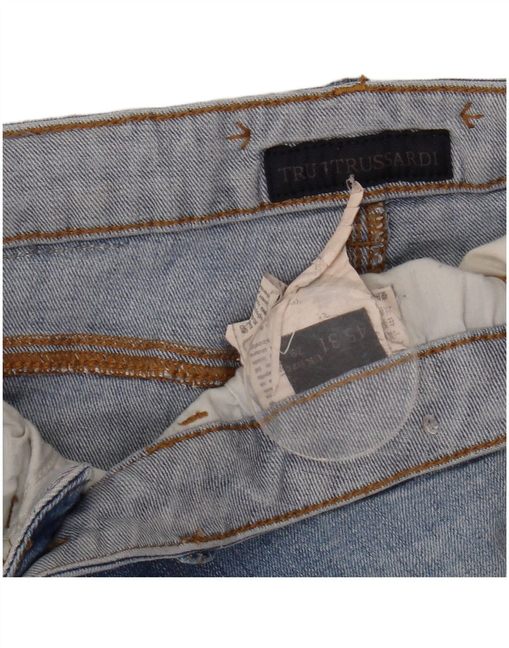 Женские джинсы скинни Trussardi W29 L32 синие