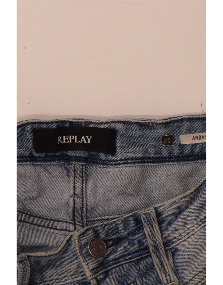 Мужские джинсы Replay Anbass Slim W29 L30 синие