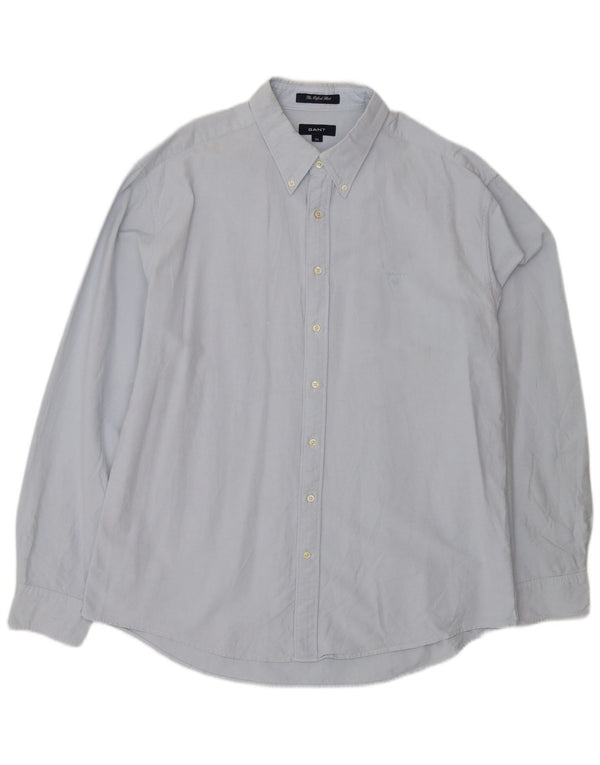 Мужская рубашка Gant 3XL, синяя, хлопок