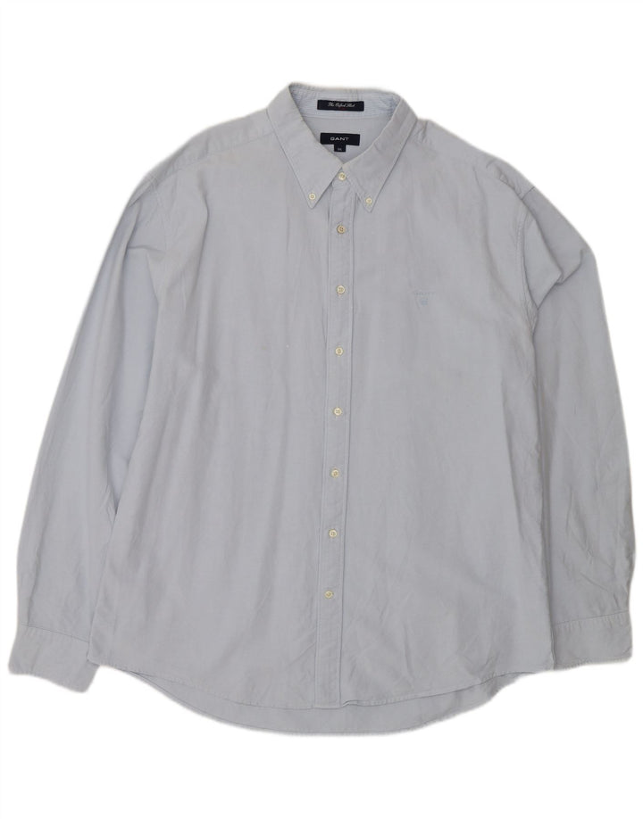 Мужская рубашка Gant 3XL, синяя, хлопок